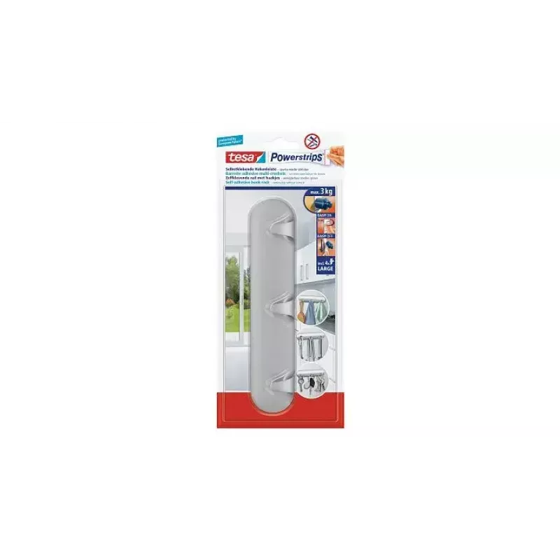 Universaalne konks TESA 58095 siseruumidesse kroom