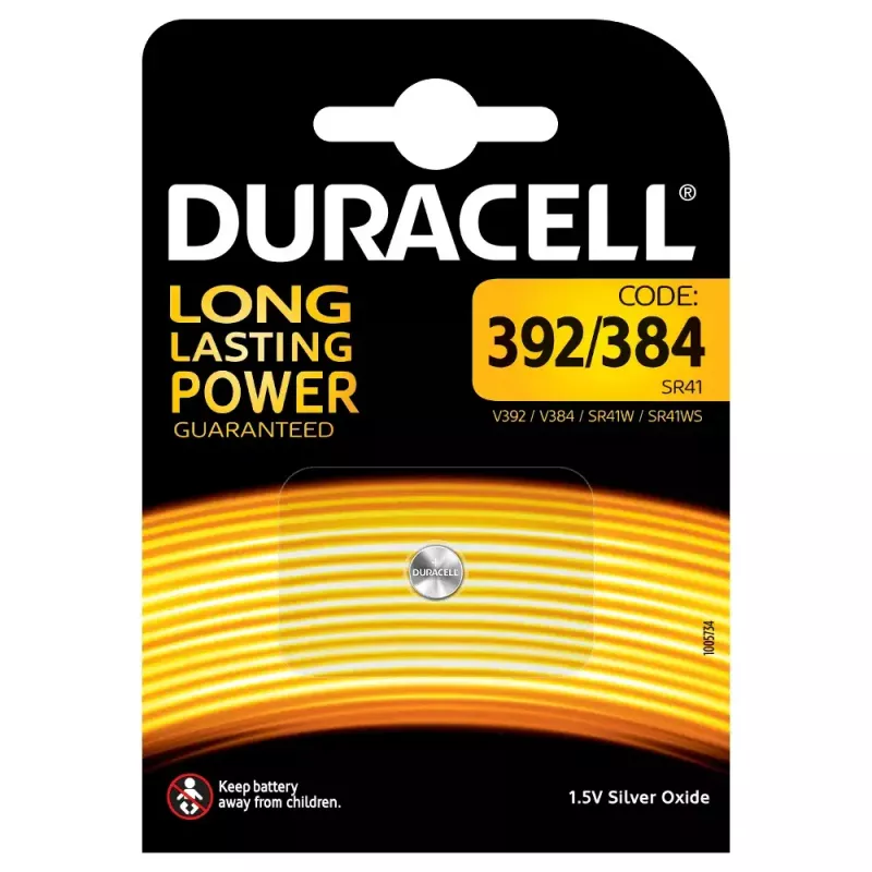 Duracell D394 ühekordne aku hõbeoksiid (S)