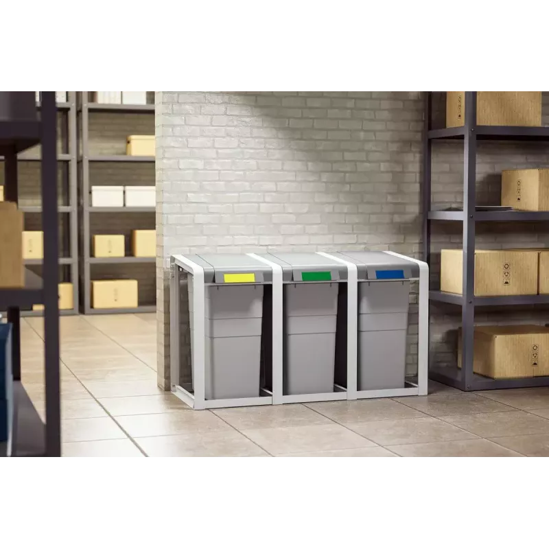 Prügikast Hailo ProfiLine Öko XL Ristkülikukujuline Plastikust Hall