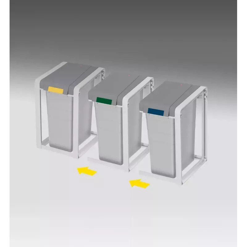 Prügikast Hailo ProfiLine Öko XL Ristkülikukujuline Plastikust Hall