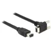 FireWire-kaabel DeLOCK 83589 2 m 6-kontaktiline 9-kontaktiline must