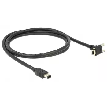 FireWire-kaabel DeLOCK 83589 2 m 6-kontaktiline 9-kontaktiline must