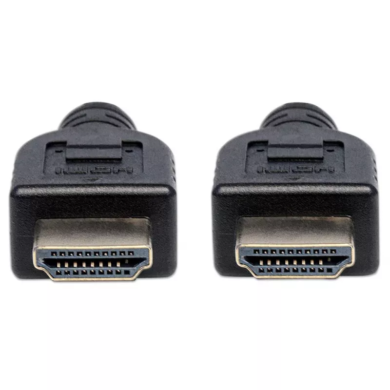 Manhattan HDMI 4K@60Hz kaabel Ethernetiga - CL3 reitinguga, 3 m, sobib seinasiseseks kasutamiseks, kõikideks 4K ja 1080p/HD kasutusteks - uuendamiseks või tuleviku valmisolekuks, isane-isanele, must, Ultra HD 4k x 2k, eluaegne garantii, Premium High Speed