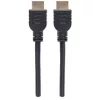 Manhattan HDMI 4K@60Hz kaabel Ethernetiga - CL3 reitinguga, 3 m, sobib seinasiseseks kasutamiseks, kõikideks 4K ja 1080p/HD kasutusteks - uuendamiseks või tuleviku valmisolekuks, isane-isanele, must, Ultra HD 4k x 2k, eluaegne garantii, Premium High Speed