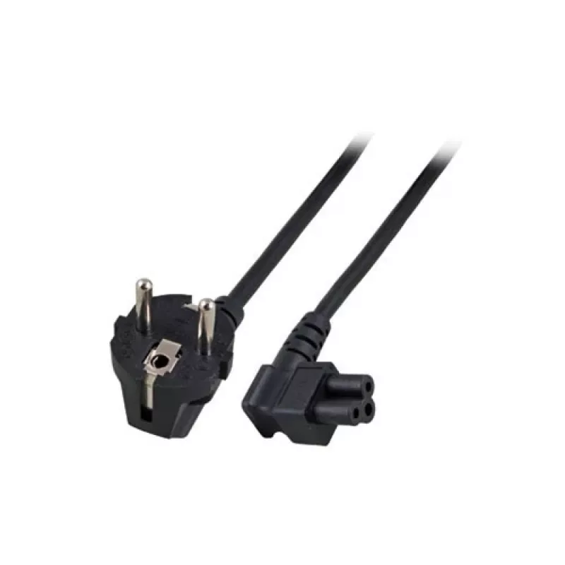 ACT Powercord toitekaabel CEE 7/7 isane (nurk) - C5 (nurk) must 5 m