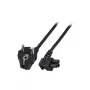 ACT Powercord toitekaabel CEE 7/7 isane (nurk) - C5 (nurk) must 5 m