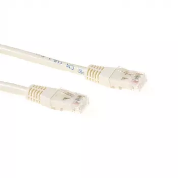 ACT Ivory 15 m U/UTP CAT6A patch-kaabel RJ45-pistikutega