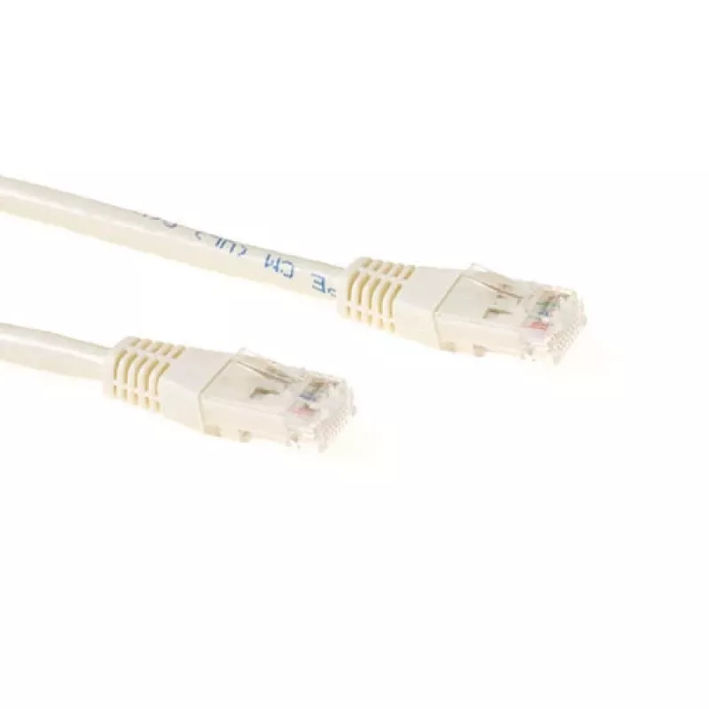 ACT Ivory 15 m U/UTP CAT6A patch-kaabel RJ45-pistikutega
