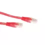 ACT punane 5-meetrine U/UTP CAT6A ühenduskaabel RJ45-pistikutega