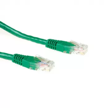 ACT roheline 3 meetri pikkune U/UTP CAT6A patch-kaabel RJ45 pistikutega