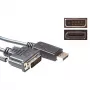 Konverteerimiskaabel DisplayPort isane DVI isasele 1,00 m ACT AK3993