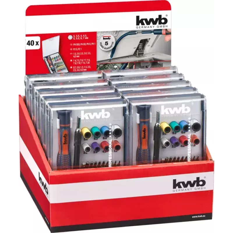Kruvikeeramisotsakute komplekt KWB 115700 30 tk