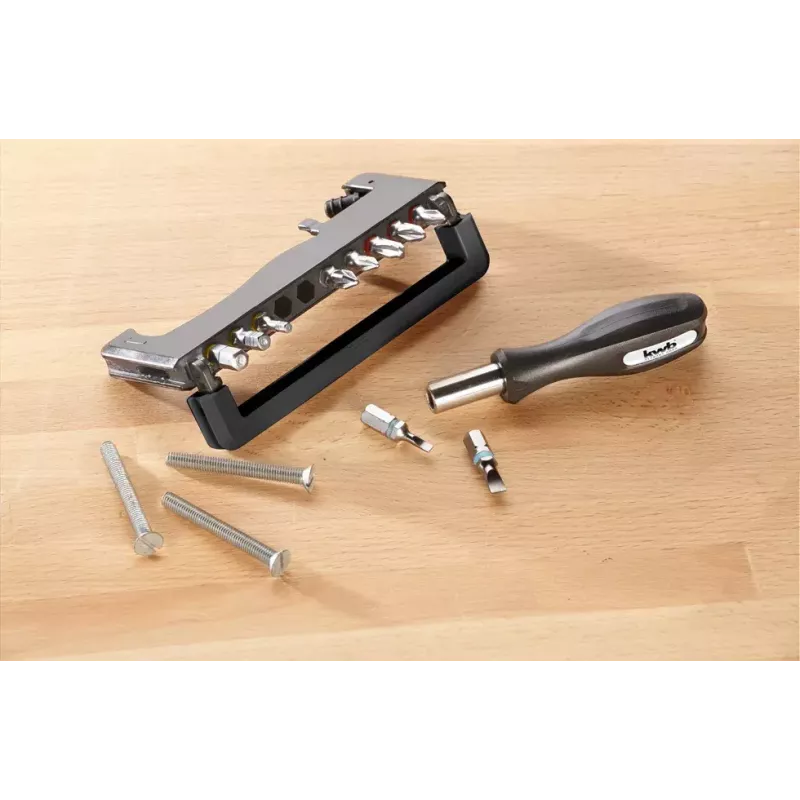 Kruvikeeramisotsakute komplekt KWB Industrial Steel Standard Handy Bit Box