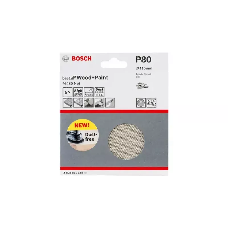 Lihvimisleht Bosch M480 Best for Wood and Paint 2608621144