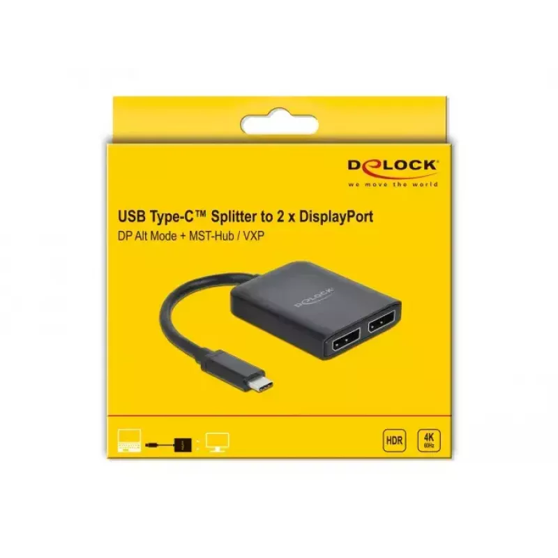 USB-C tüüpi jaotur DeLOCK 87754