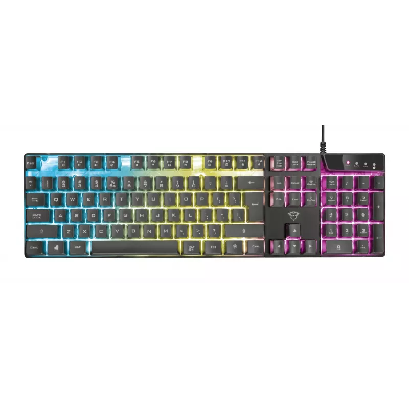 Trust GXT 835 Azor klaviatuur Gaming USB German Must