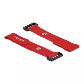 Takjakinnitusega kaabliside DeLOCK 19545 Punane 190mm 25mm 5 tk