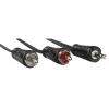 Hama 00205112 helikaabel 5 m 3,5 mm 2 x RCA Must