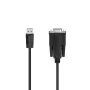 Hama 00200622 jadakaabel Must 1,5 m Sub-D USB-A