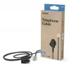 Hama 00300045 telefonikaabel 3 m Must
