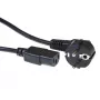 ACT Powercord toitejuhe CEE 7/7 isane (nurkne) - C13 must 0,2 m