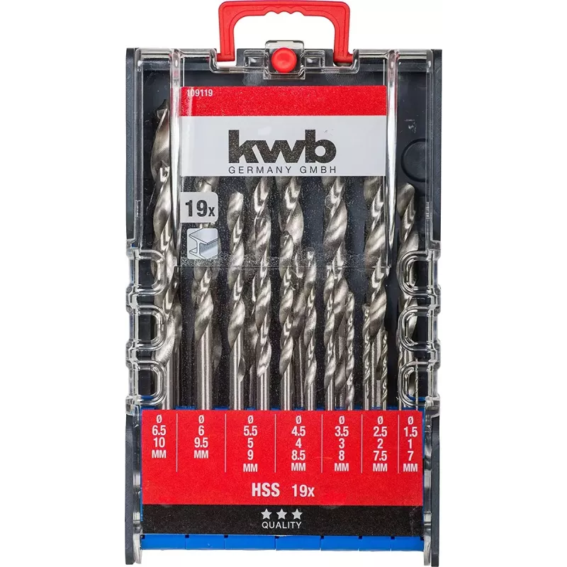 Puuritera KWB 109119 kiirlõiketerasest HSS