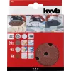 Lihvketas kwb Quick-stick lihvimisketta komplekt 30 tk 11,5 cm korund