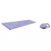 Rapoo 9750M klaviatuur hiirega juhtmevaba Bluetooth QWERTZ Saksa Lilla
