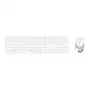 Rapoo 9850M klaviatuur ja hiir komplektis Home RF Wireless Bluetooth QWERTZ saksa valge