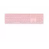 Rapoo E9800M klaviatuur juhtmevaba Bluetooth QWERTZ saksa roosa
