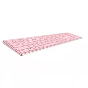 Rapoo E9800M klaviatuur juhtmevaba Bluetooth QWERTZ saksa roosa