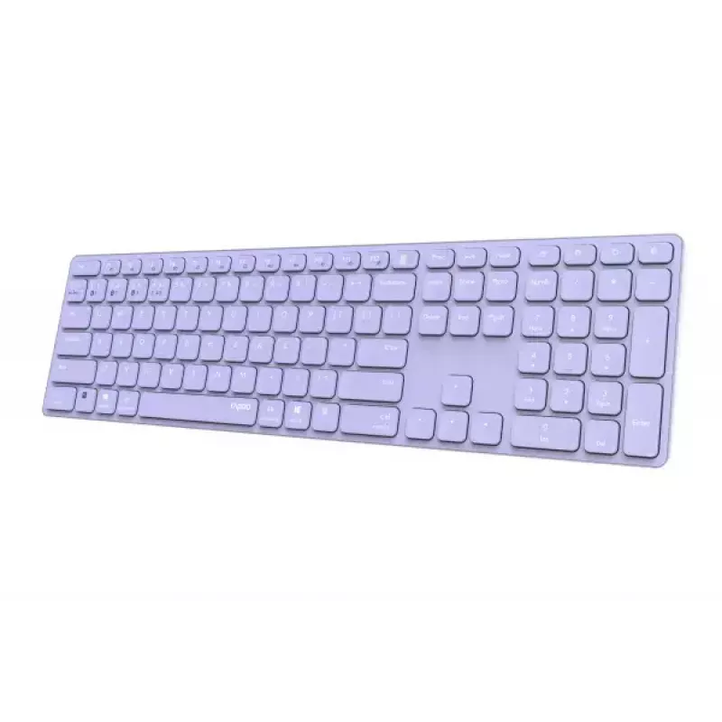 Rapoo E9800M klaviatuur juhtmevaba Bluetooth QWERTZ saksa lilla