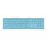 Rapoo E9800M klaviatuur Kodu RF-juhtmevaba Bluetooth QWERTZ Saksa Sinine