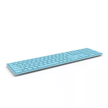 Rapoo E9800M klaviatuur Kodu RF-juhtmevaba Bluetooth QWERTZ Saksa Sinine