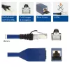 ACT Blue 2 meetrit LSZH SFTP CAT6A MPTL pikenduskaabel tõmbekaitsega RJ45 pistikutega
