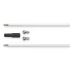 Hama 00179261 koaksiaalkaabel 10 m must, metallik, valge