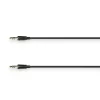 Audio kaabel Hama Flexi-õhuke 1.5m 3.5mm isane-isanele Must