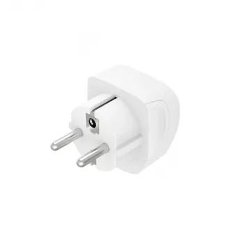 Hama 00223458 toitepistiku adapter Type E/F hübriid Type B Valge