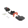 ACT C13 IEC Lock+ ümberjuhitav vasakule või paremale nurga all olev pistik must, PA130100RBK