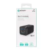 Mobiilseadme laadija eSTUFF ES635200 universaalne must 2 USB USB-C