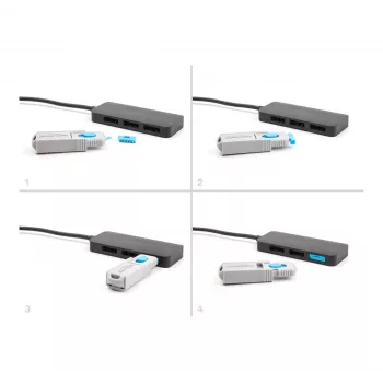 Portblockerija DeLOCK 20951 10 Port Blockeri DisplayPort-pesa sinine