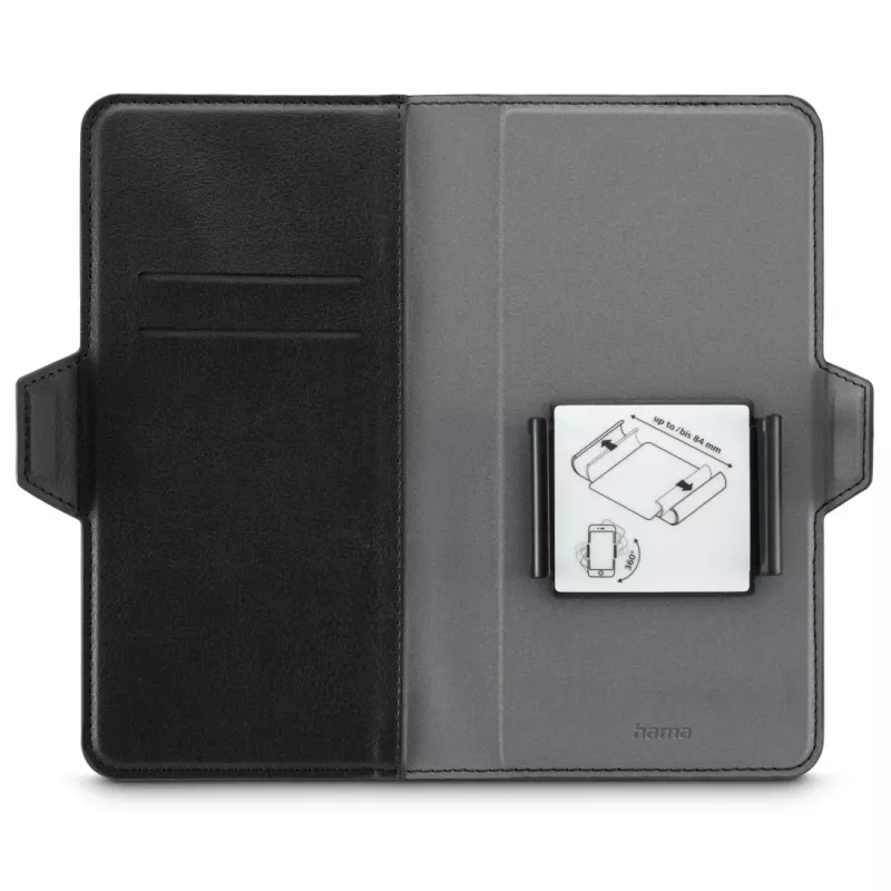 Hama 00118894 mobiiltelefoni ümbris 17 cm (6,7 tolli) Folio Must