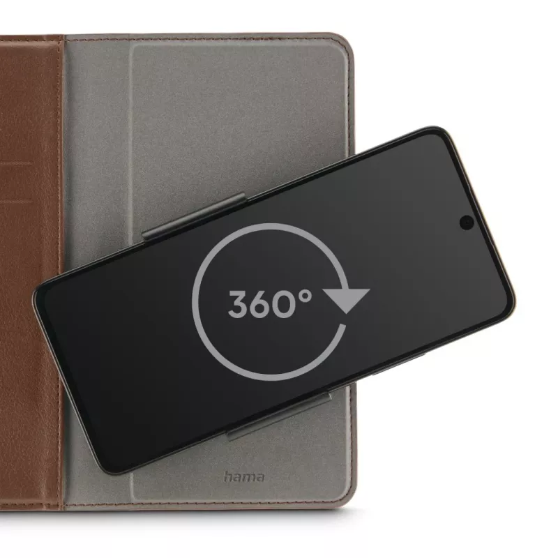 Hama 00118895 mobiiltelefoni ümbris 15.5 cm (6.1 tolli) Folio Pruun