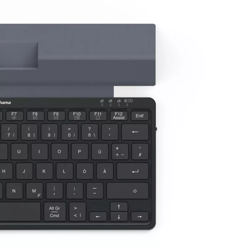 Hama Travel 600 QWERTZ German Bluetooth Must, Tumehall
