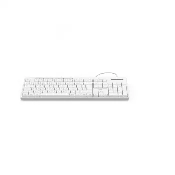 Hama CK-200 klaviatuur Kodu/Kontor USB QWERTZ Saksa Valge