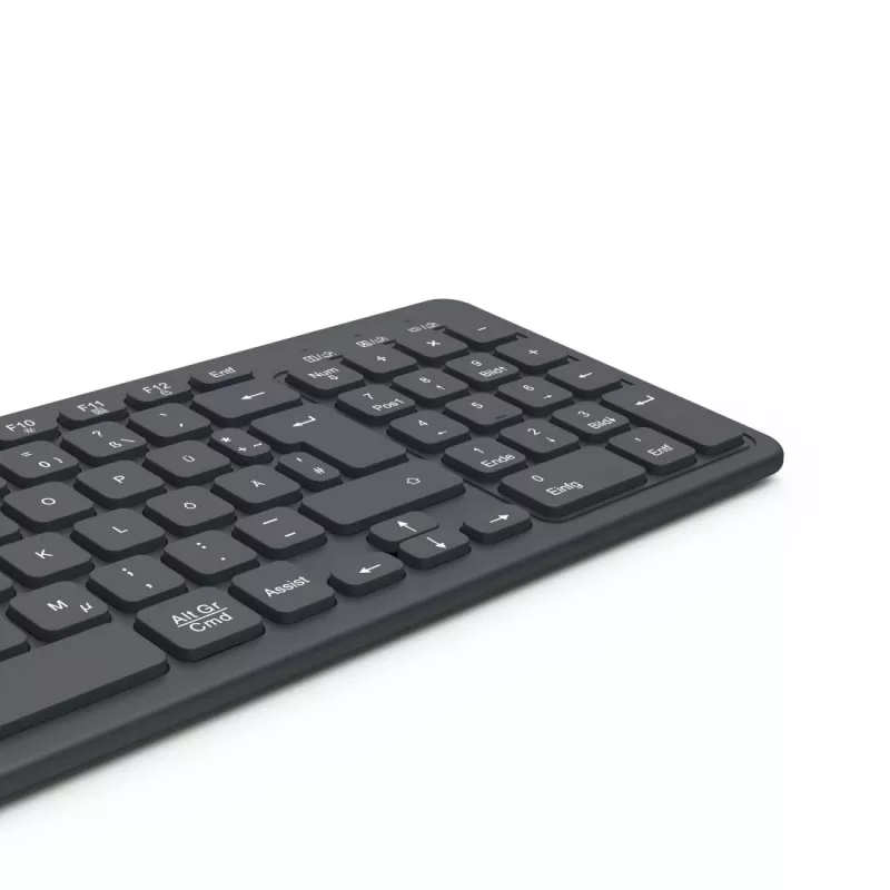 Hama WK-300 klaviatuur Kodu/Kontor RF-traadita + Bluetooth QWERTZ saksa must