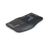 Hama WK-900 Ergo klaviatuur Kodu/Kontor RF traadita + Bluetooth QWERTZ German Must, Sinine, Tumehall