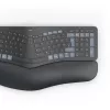 Hama WK-900 Ergo klaviatuur Kodu/Kontor RF traadita + Bluetooth QWERTZ German Must, Sinine, Tumehall
