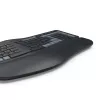Hama WK-900 Ergo klaviatuur Kodu/Kontor RF traadita + Bluetooth QWERTZ German Must, Sinine, Tumehall