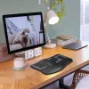 Hama WK-900 Ergo klaviatuur Kodu/Kontor RF traadita + Bluetooth QWERTZ German Must, Sinine, Tumehall